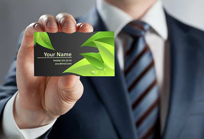 NAN YA-Synthetic paper Application for Business card.