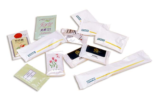 NAN YA-Synthetic Paper Application for toiletry packaging.
